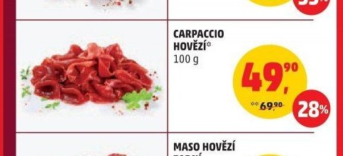 CARPACCIO HOVĚZÍ