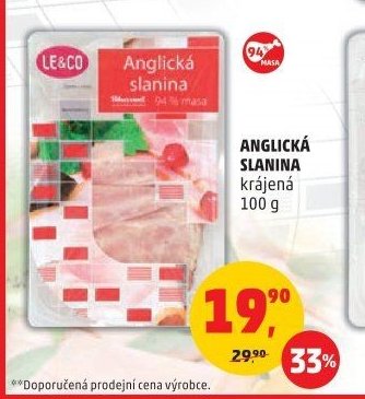 ANGLICKÁ SLANINA