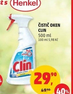 Čistič oken Clin