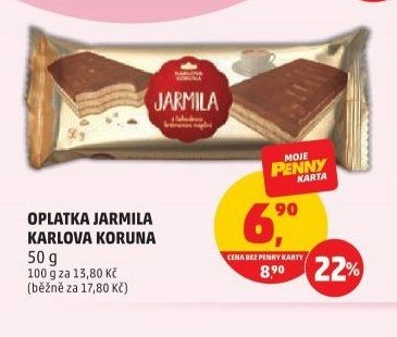 Oplatka Jarmila Karlova Koruna