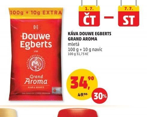 Káva Douwe Egberts Grand Aroma