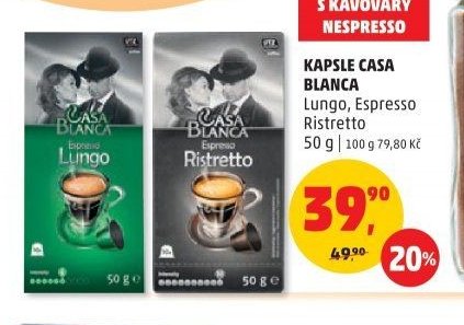 Kapsle Casa Blanca