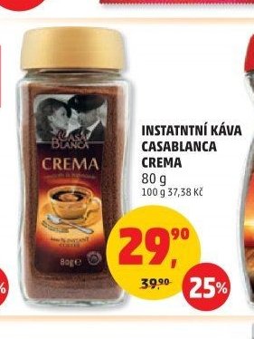 Instantní káva Casablanca Crema
