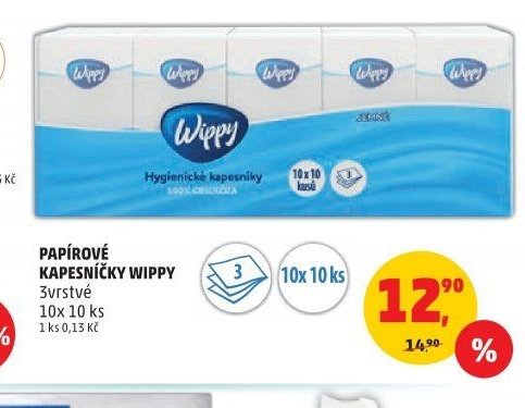 Papírové kapesníčky Wippy