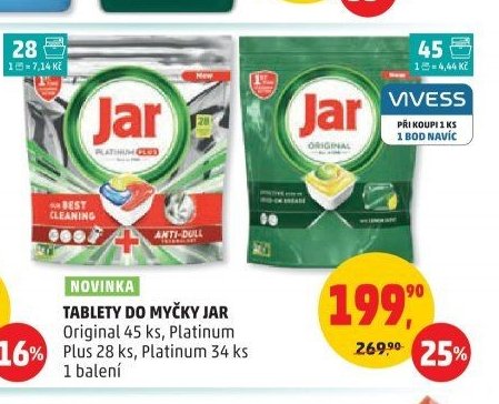 Tablety do myčky Jar
