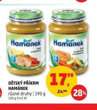 Dětský příkrm Hamánek