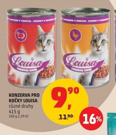 KONZERVA PRO KOČKY LOUISA