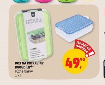Box na potraviny dvoudílný