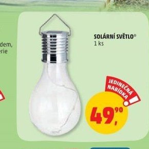 Solární světlo