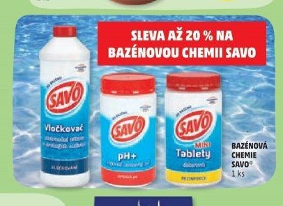Bazénová chemie SAVO