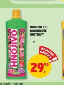 Hnojivo pro balkonové rostliny