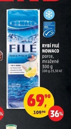 Rybí filé Nowaco