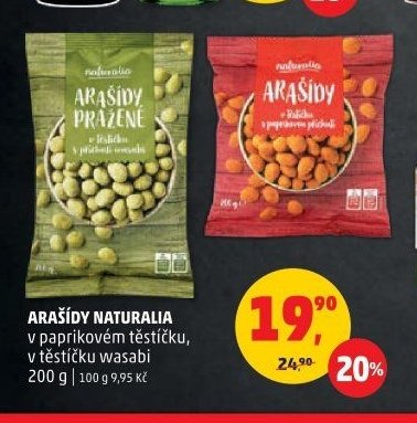 Arašídy Naturalia