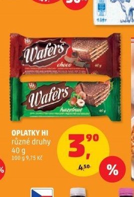 Oplatky Hi různé druhy