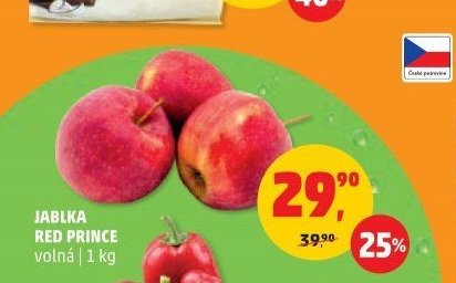 Jablka Red Prince