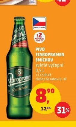 Pivo Staropramen Smíchov