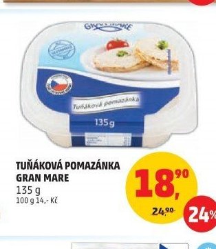 TUŇÁKOVÁ POMAZÁNKA GRAN MARE
