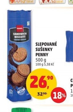 Slepované sušenky Penny