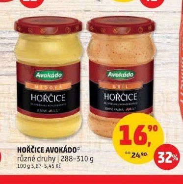 Hořčice Avokádo