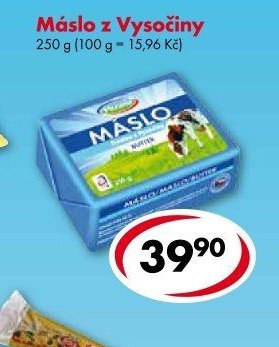 Máslo z Vysočiny