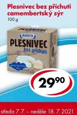 Plesnivec bez příchuti camembertský sýr