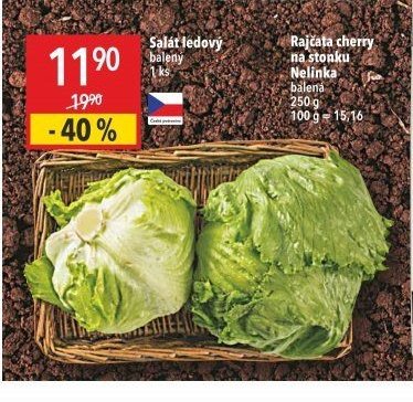Salát ledový balený