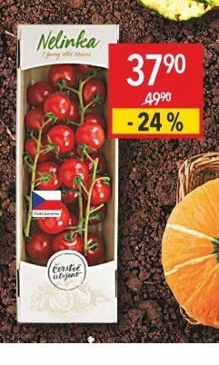 Rajčata cherry na stonku Nelinka balená