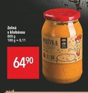 Zelná s klobásou