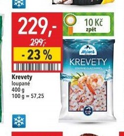 Krevety loupané 400 g