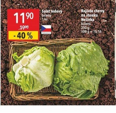 Salát ledový balený 1 ks