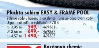 Plachta solární EASY & FRAME POOL