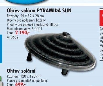 Ohřev solární PYRAMIDA SUN