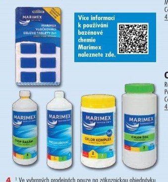 Marimex bazénová chemie (lahve)