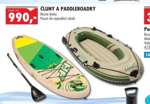 Čluny a paddleboardry
