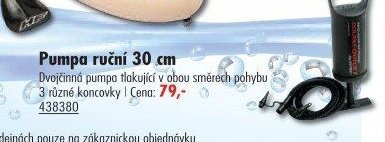 Pumpa ruční 30 cm