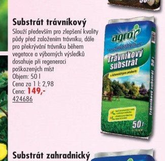 Substrát trávníkový