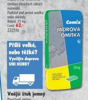 Jádrová omítka - UNI HOBBY akcniletaky.com
