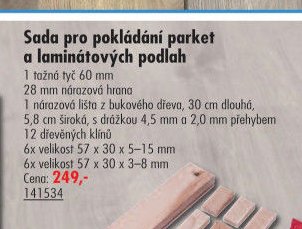 Sada pro pokládání parket a laminátových podlah - UNI HOBBY akcniletaky.com