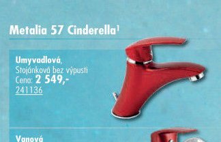 Metalia 57 Cinderella Umyvadlová - UNI HOBBY akcniletaky.com
