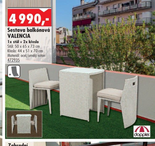Sestava balkónová VALENCIA - UNI HOBBY akcniletaky.com