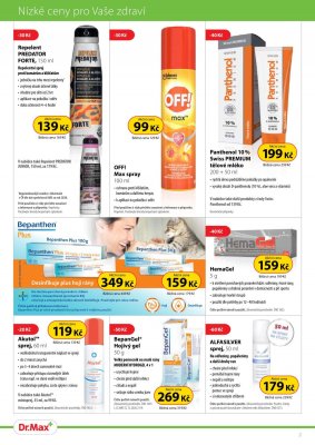 akční leták Dr. Max 1.7.2021-31.8.2021