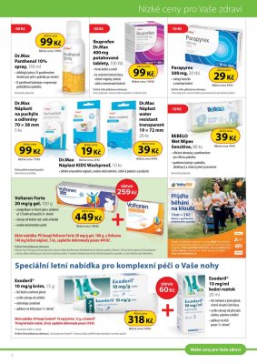 akční leták Dr. Max 1.7.2021-31.8.2021