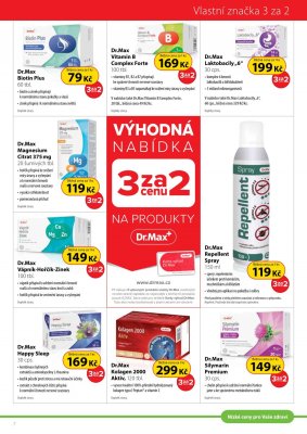 akční leták Dr. Max 1.7.2021-31.8.2021