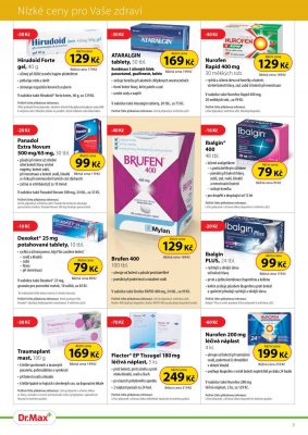 akční leták Dr. Max 1.7.2021-31.8.2021