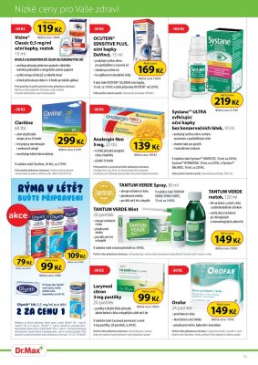 akční leták Dr. Max 1.7.2021-31.8.2021