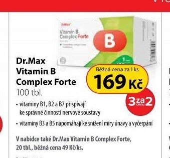 Dr.Max Vitamin B Complex Forte 100 tbl.