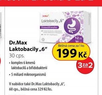 Dr.Max Laktobacily „6“ 30 cps.