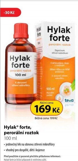 Kapky k obnovení střevní mikroflóry Hylak forte Ratiopharm