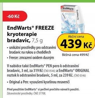 Kryoterapie bradavic EndWarts FREEZE
