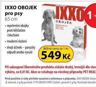 Pet health care IXXO Obojek pro psy 65 cm 1 ks